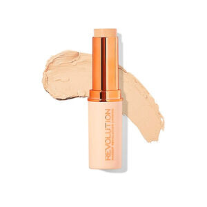 Revolution Fast Base Stick Foundation Flawless Skin & Matte Finish, F2 NIB